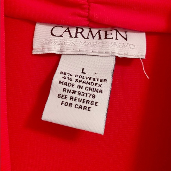 Carmen Marc Valvo sleeveless top sz L - Picture 2 of 4